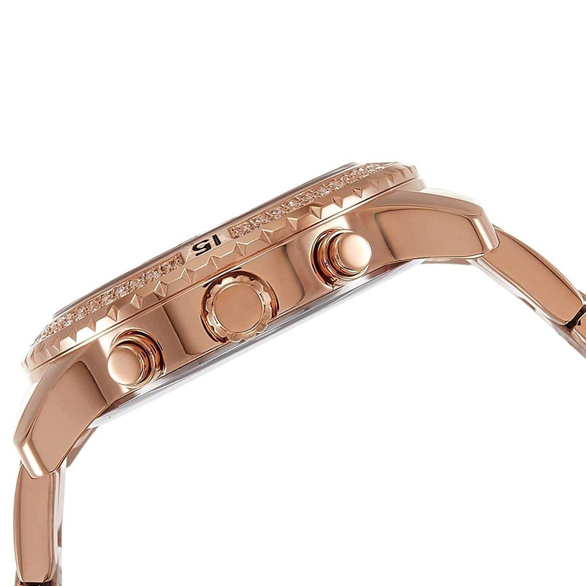  Shop Authentic Guess Confetti Pink Dial Rose Gold Steel Strap Watch For Women - W0774L3 - Luxxuri