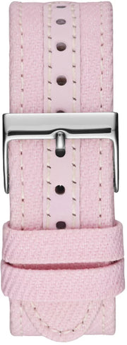  Shop Authentic Guess Limelight Quartz Diamonds Pink Dial Pink Denim Strap Watch For Women - W0775l15 - Luxxuri
