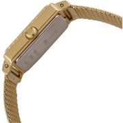  Shop Authentic Guess White Dial Gold Mesh Bracelet Watch For Women - W0826L2 - Luxxuri