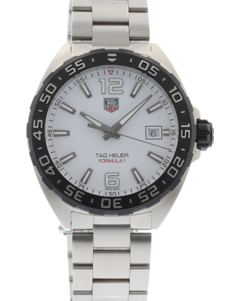  Shop Authentic Tag Heuer Formula 1 White Dial Watch for Men - WAZ1111.BA0875 - Luxxuri