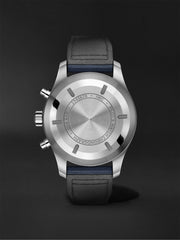  Shop Authentic IWC Pilot's Automatic Chronograph 43mm Blue Dial Blue Calfskin Strap Watch for Men - IW377729 - Luxxuri