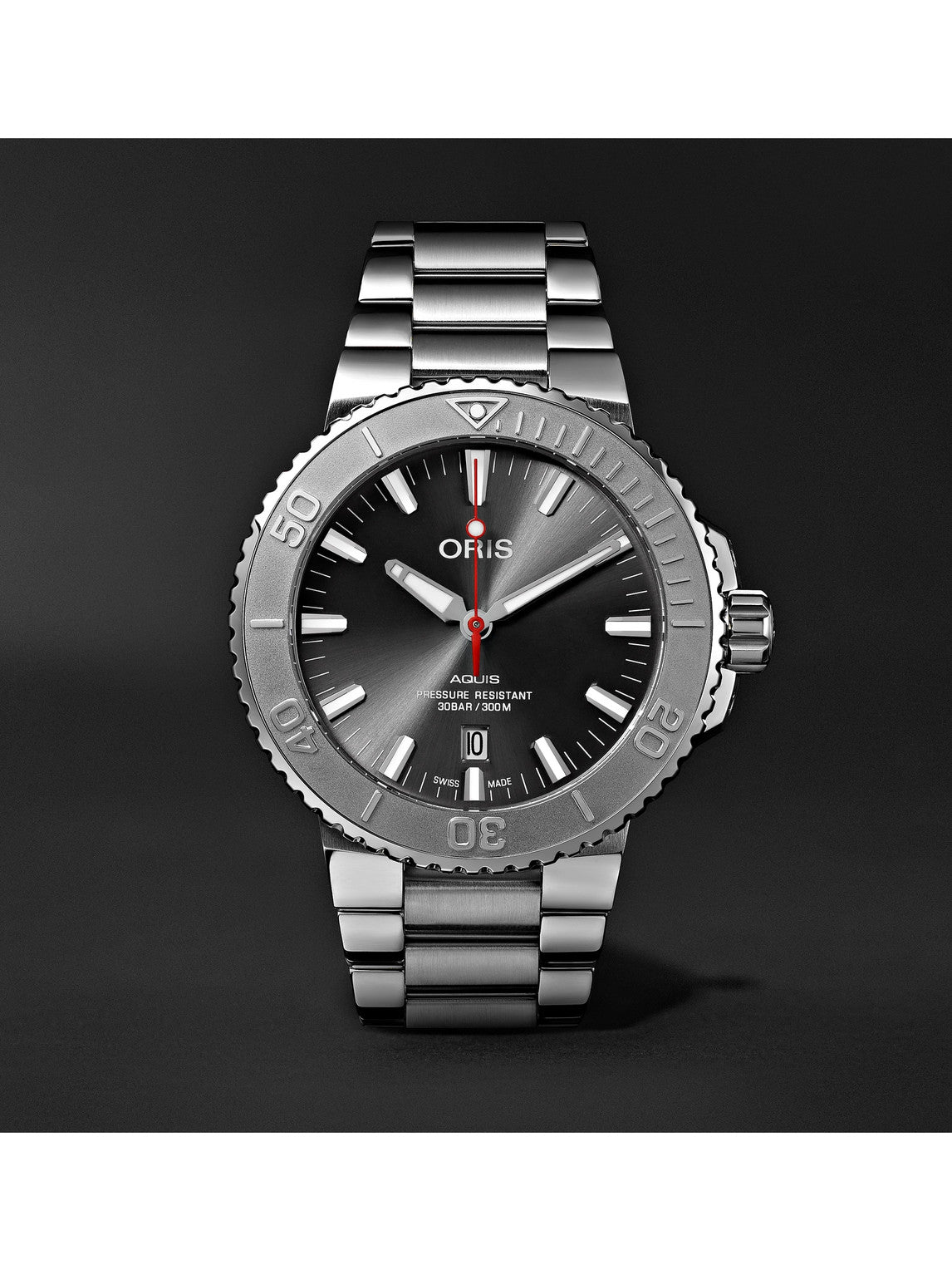  Shop Authentic Oris Aquis Date Relief Grey Dial Silver Steel Strap Watch for Men - 0173377304153-0782405PEB - Luxxuri