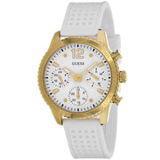  Shop Authentic Guess Marina Multifunction White Dial White Rubber Strap Watch for Women - W1025L5 - Luxxuri