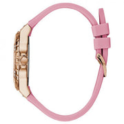  Shop Authentic Guess Rose Gold Dial with Diamonds Pink Rubber Strap Watch For Women - W1053L3 - Luxxuri