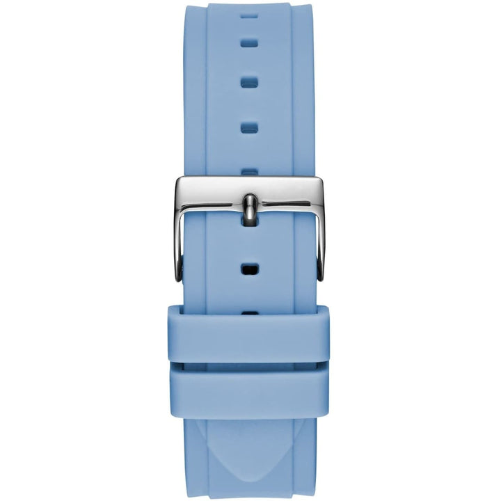 Shop Authentic Guess Limelight Crystals White Dial Blue Rubber Strap Watch for Women - W1053L5 - Luxxuri