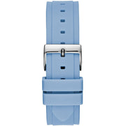  Shop Authentic Guess Limelight Crystals White Dial Blue Rubber Strap Watch for Women - W1053L5 - Luxxuri