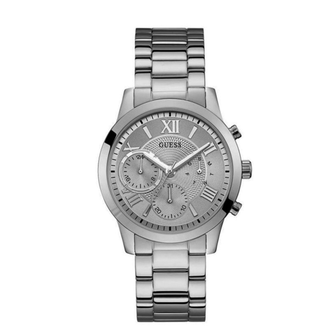  Shop Authentic Guess Confetti Silver Dial Silver Steel Strap Watch for Women - W0778L1 - Luxxuri