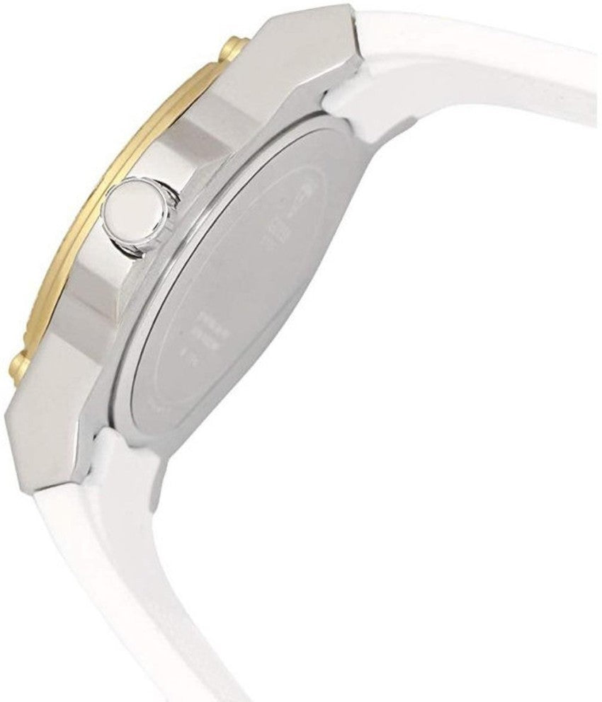 Shop Authentic Guess Zena Analog White Dial White Rubber Strap Watch For Women - W1094L1 - Luxxuri