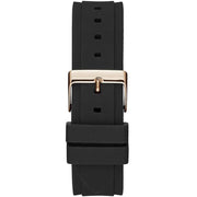  Shop Authentic Guess Overdrive Black Dial Black Rubber Strap Watch for Women - W0149L4 - Luxxuri