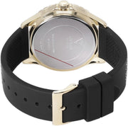  Shop Authentic Guess Swirl Quartz Black Dial Black Silicone Strap Watch for Women - W1096L3 - Luxxuri