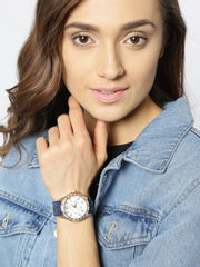  Shop Authentic Guess Swirl Analog Quartz White Dial Blue Rubber Strap Watch for Women - W1096L4 - Luxxuri