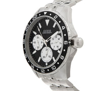  Shop Authentic Guess Odyssey Black Dial Silver Steel Strap Watch For Men - W1107G1 - Luxxuri