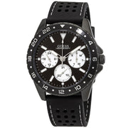  Shop Authentic Guess Odyssey Quartz Black Dial Black Silicone Strap Watch For Men - W1108G3 - Luxxuri