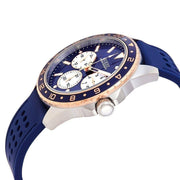  Shop Authentic Guess Odyssey Multifunction Blue Dial Blue Rubber Strap Watch For Men - W1108G4 - Luxxuri