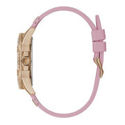  Shop Authentic Guess Frontier Diamonds Rose Gold Dial Pink Rubber Strap Watch For Women - W1160L5 - Luxxuri