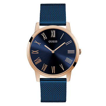  Shop Authentic Guess Richmond Blue Dial Blue Mesh Bracelet Watch for Men - W1263G4 - Luxxuri