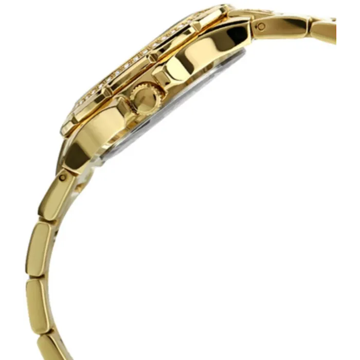  Shop Authentic Guess Mini Prism Diamonds White Dial Gold Steel Strap Watch for Women - W15072L1 - Luxxuri