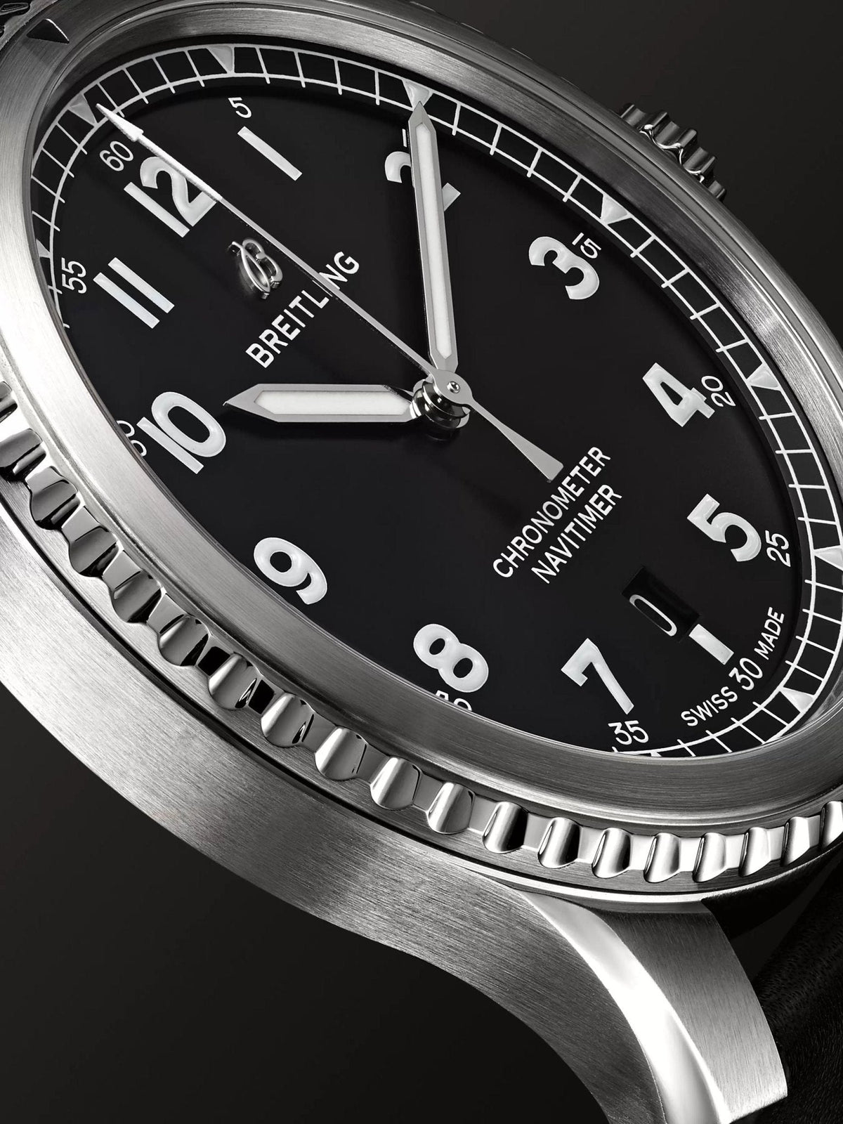  Shop Authentic Breitling Navitimer 8 Automatic 41mm Stainless Steel Black Dial Mens Watch - A17314101B1X1 - Luxxuri