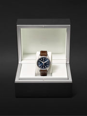  Shop Authentic IWC Pilot's Mark XVIII Le Petit Prince Blue Dial Brown Leather Strap Watch for Men - IW327004 - Luxxuri