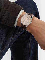  Shop Authentic Breitling Navitimer Automatic 41 White Dial Brown Leather Strap Watch for Men - A17326211G1P2 - Luxxuri