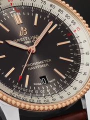  Shop Authentic Breitling Navitimer 1 Automatic 41mm Brown Dial Brown Leather Strap Mens Watch - U17326211M1P2 - Luxxuri