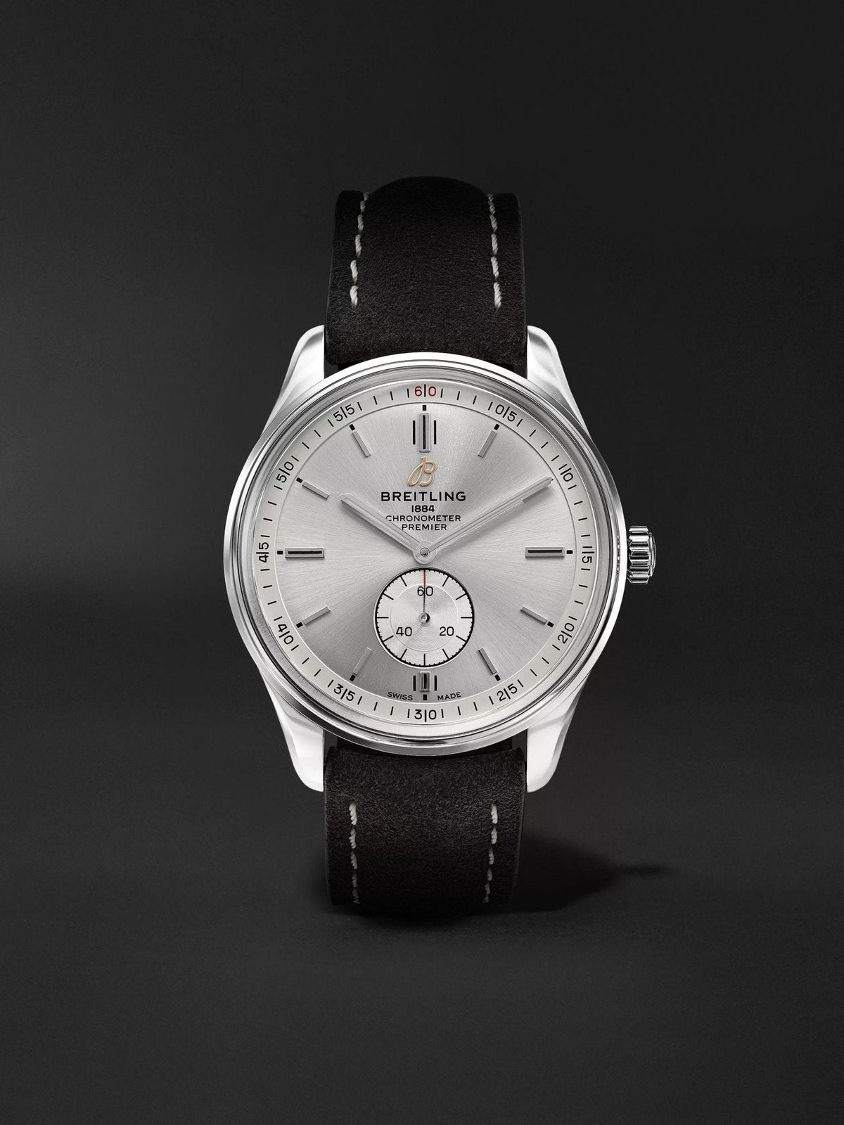  Shop Authentic Breitling Premier Automatic 40mm Stainless Steel Silver Dial Mens Watch - A37340351G1X2 - Luxxuri