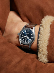  Shop Authentic IWC Pilot's Mark XVIII Le Petit Prince Blue Dial Brown Leather Strap Watch for Men - IW327004 - Luxxuri