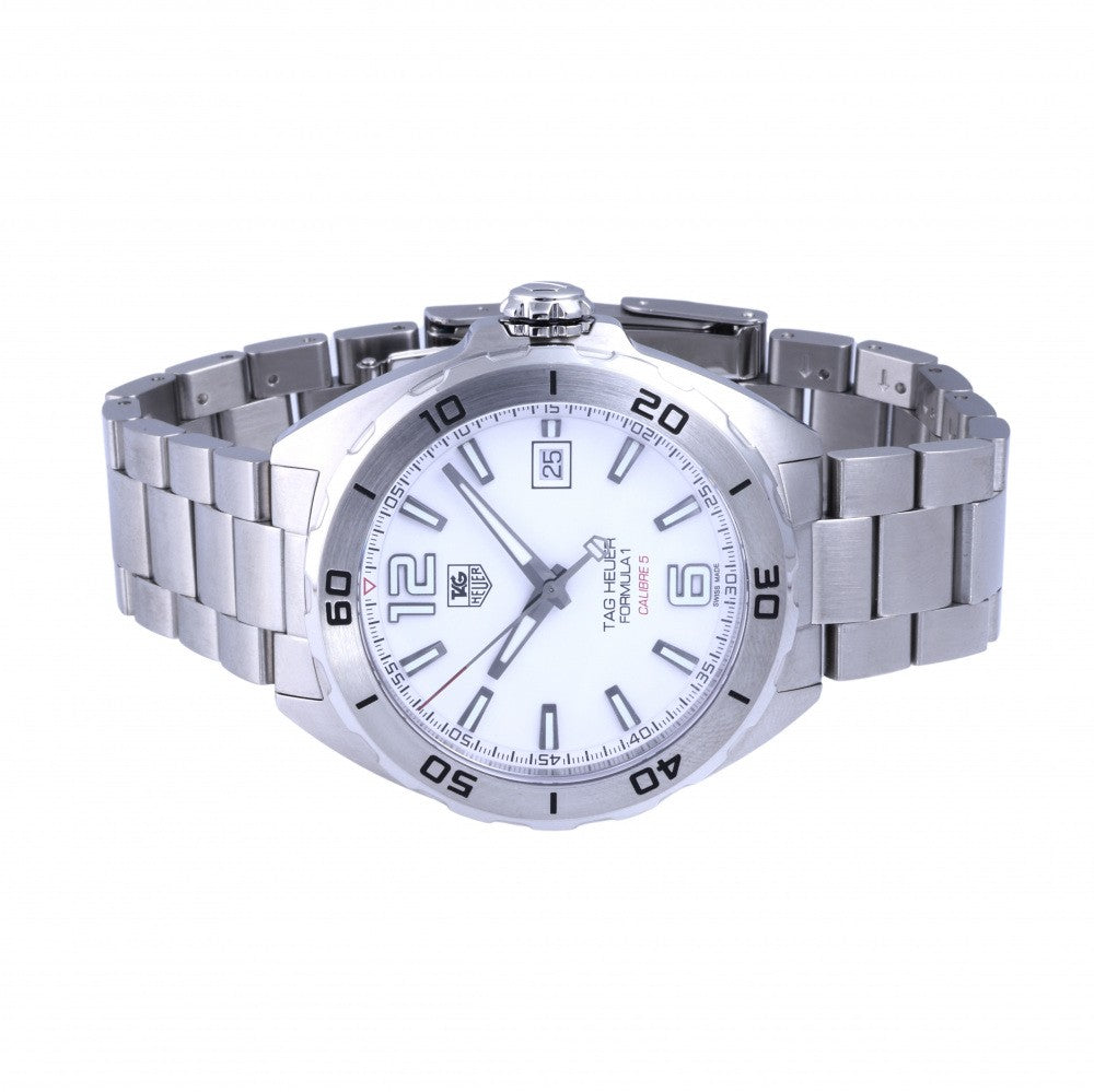  Shop Authentic Tag Heuer Formula 1 White Dial Watch for Men - WAZ2114.BA0875 - Luxxuri