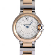  Shop Authentic Cartier Ballon Bleu De Cartier Diamonds Silver Dial Two Tone Steel Strap Watch for Women - W3BB0026 - Luxxuri