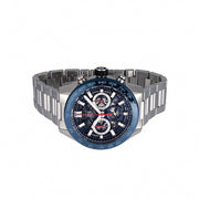  Shop Authentic Tag Heuer Carrera Chronograph Blue Dial Silver Steel Strap Watch for Men - CBG2A11.BA0654 - Luxxuri