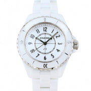  Shop Authentic Chanel J12 Quartz White Dial White Steel Strap Watch for Women - J12 H5698 - Luxxuri