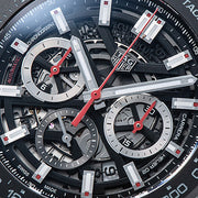  Shop Authentic Tag Heuer Carrera Automatic Chronograph Black Dial Black Rubber Strap Watch for Men - CBG2A90.FT6173 - Luxxuri