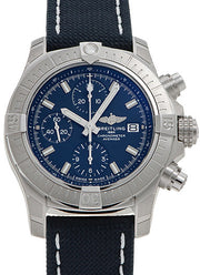  Shop Authentic Breitling Avenger Chronograph 43 Blue Dial Blue Nylon Strap Watch for Men - A13385101C1X1 - Luxxuri