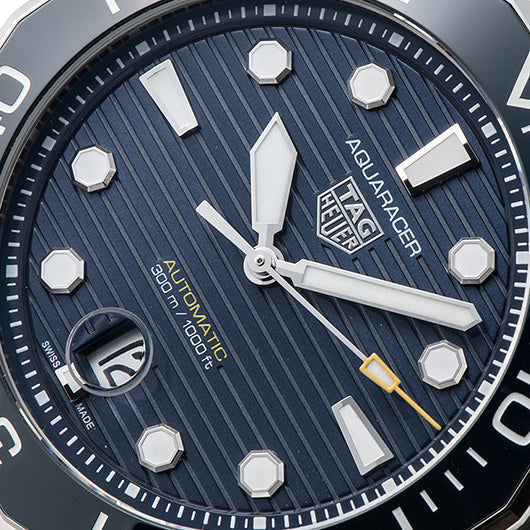  Shop Authentic Tag Heuer Aquaracer Professional 300 Automatic Blue Dial Blue Rubber Strap Watch for Men - WBP201B.FT6198 - Luxxuri