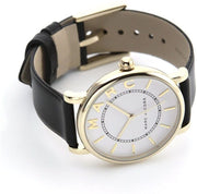  Shop Authentic Marc Jacobs Roxy White Dial Black Leather Strap Watch for Women - MJ1532 - Luxxuri