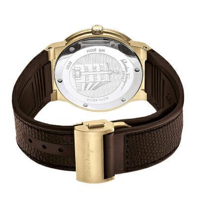  Shop Authentic Salvatore Ferragamo F-80 Classic White Dial Brown Leather Strap Watch for Men - SFDT00819 - Luxxuri