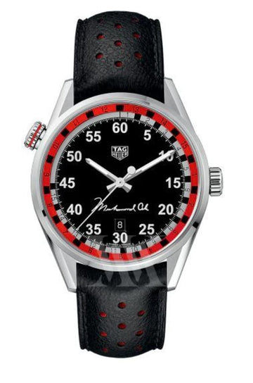  Shop Authentic Tag Heuer Carrera Muhammad Ali Black Dial Watch for Men - WAR2A11.FC6337 - Luxxuri