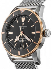  Shop Authentic Breitling Superocean Heritage B20 Automatic 44 Black Dial Silver Mesh Bracelet Watch for Men - UB2030121B1A1 - Luxxuri