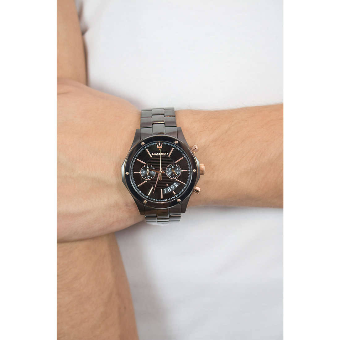  Shop Authentic Maserati Circuito Black Dial Black Steel Strap Watch For Men - R8873627001 - Luxxuri