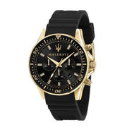  Shop Authentic Maserati SFIDA Chronograph Black Dial Rubber Strap Watch For Men - R8871640001 - Luxxuri