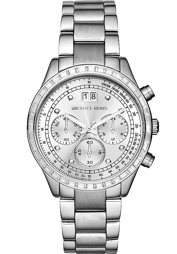  Shop Authentic Michael Kors Brinkley Diamonds Silver Dial Silver Steel Strap Watch for Women - MK6186 - Luxxuri