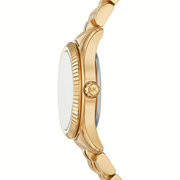  Shop Authentic Michael Kors Lexington Pave Three-Hand Green Dial Gold Steel Strap Watch for Women - MK4842 - Luxxuri