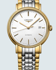  Shop Authentic Longines Presence 38.5mm Automatic White Dial Two Tone Steel Strap Watch for Men - L4.921.2.12.7 - Luxxuri