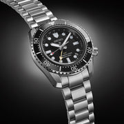  Shop Authentic Seiko Prosprex Dark Depths GMT Automatic Black Dial Silver Steel Strap Watch For Men - SPB383J1 - Luxxuri
