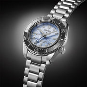  Shop Authentic Seiko Prospex Limited Edition Automatic GMT Glacier Blue Dial Silver Steel Strap Watch For Men - SPB385J1 - Luxxuri