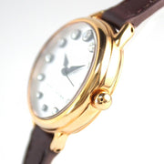  Shop Authentic Marc Jacobs Betty White Dial Brown Leather Strap Watch for Women - MJ1481 - Luxxuri