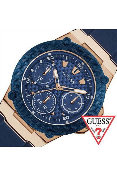  Shop Authentic Guess Zena Blue Dial Blue Silicone Strap Watch For Women - W1049L2 - Luxxuri