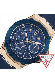  Shop Authentic Guess Zena Blue Dial Blue Silicone Strap Watch For Women - W1049L2 - Luxxuri