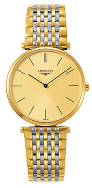  Shop Authentic Longines La Grande Classique De Longines Gold Dial Two Tone Mesh Bracelet Watch for Women - L4.755.2.32.7 - Luxxuri