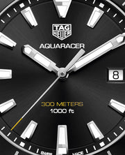  Shop Authentic Tag Heuer Aquaracer Quartz Black Dial Black Rubber Strap Watch for Men -  WAY101A.FT6141 - Luxxuri